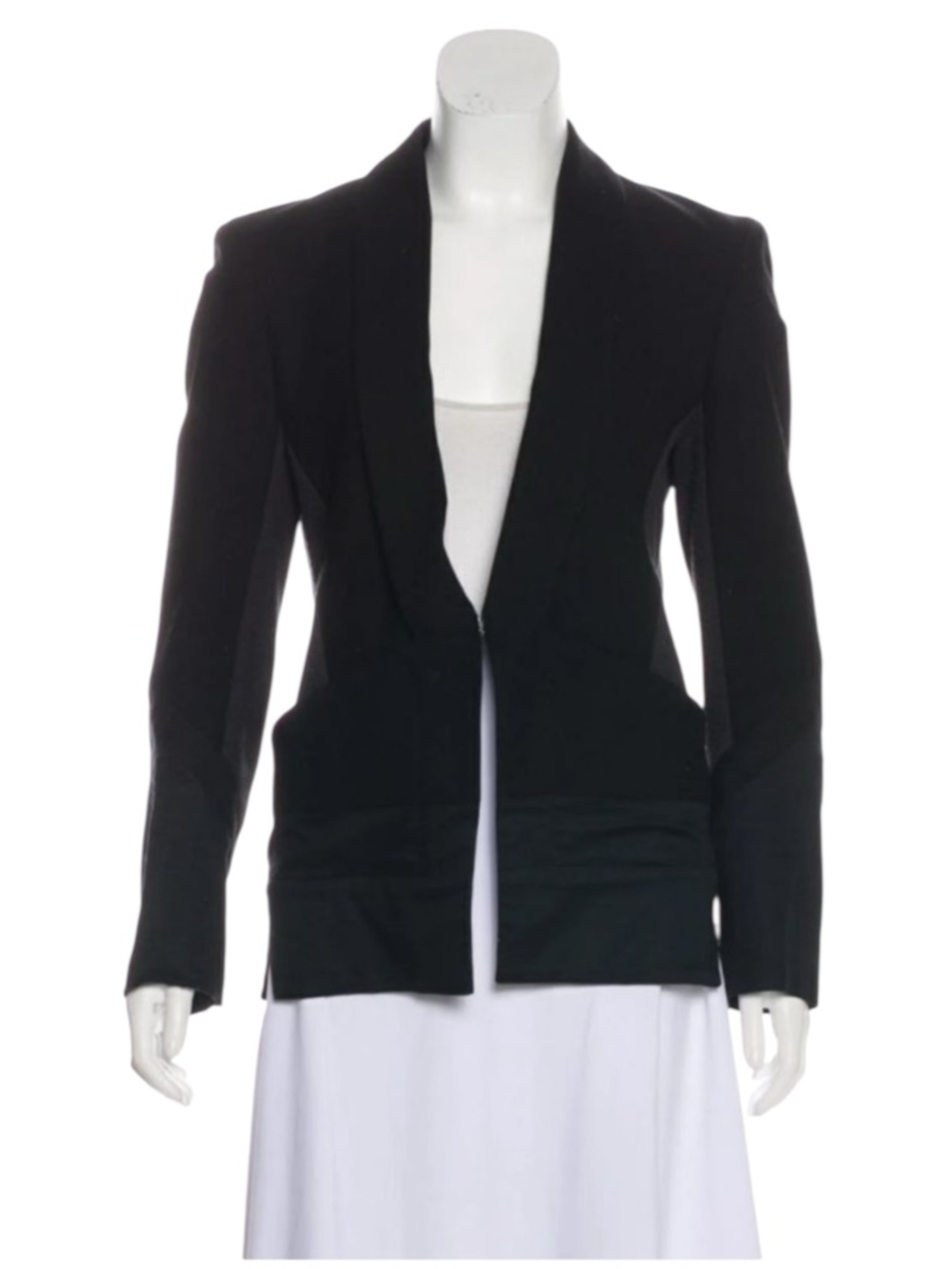 SURFACE TO AIR Mixed Media Shawl Collar Blazer M